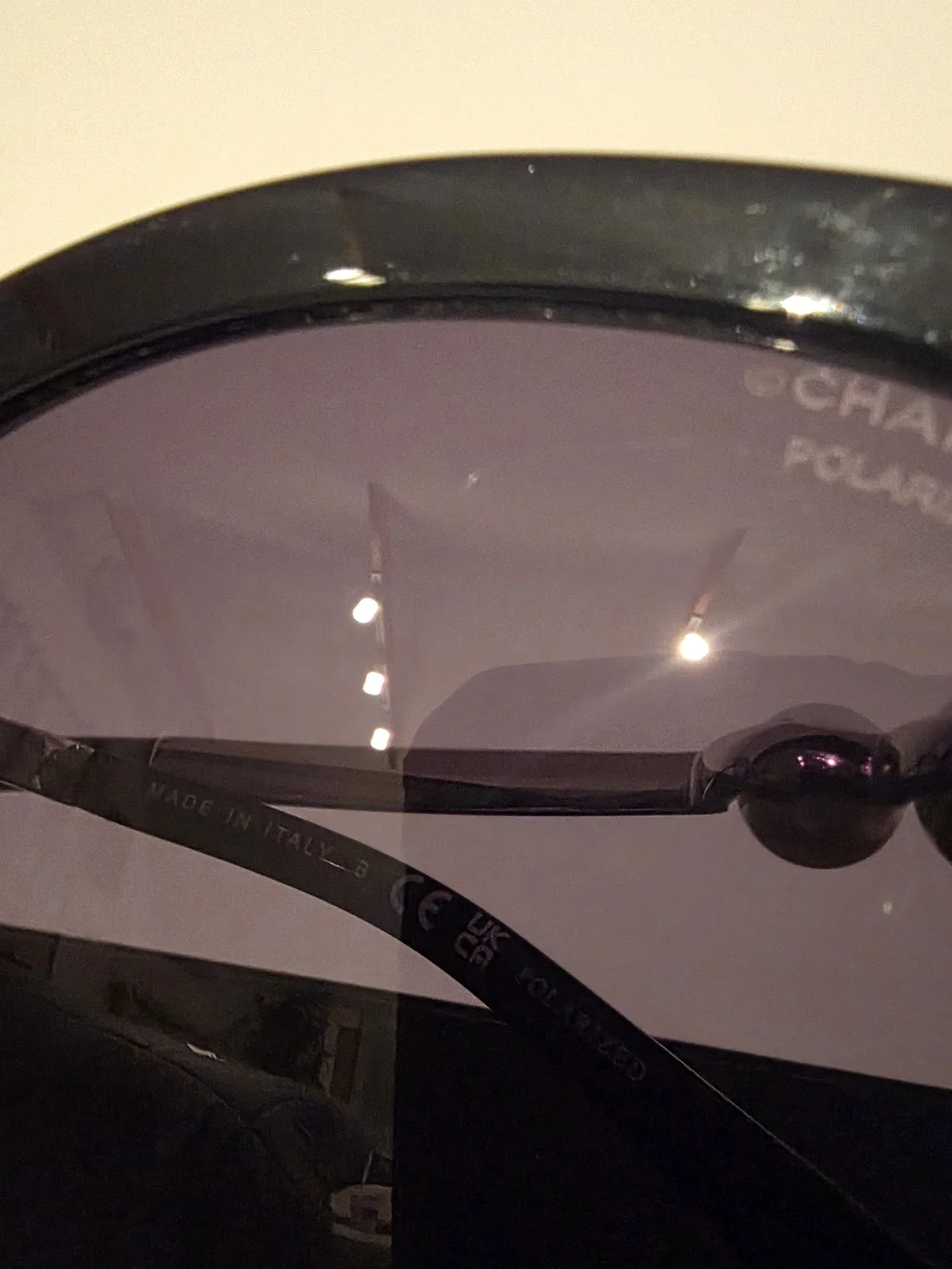 Chanel Black Oversized Women's Sunglasses